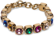 Conian Sg Rainbow Accessories Jewellery Bracelets Chain Bracelets Gull Dyrberg/Kern*Betinget Tilbud