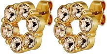 Ursula Sg Golden Accessories Jewellery Earrings Studs Gold Dyrberg/Kern