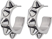 Peak Creoles S Accessories Jewellery Earrings Hoops Silver Edblad