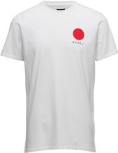 Japanese Sun T-Shirt-Navy Blazer T-shirts Short-sleeved Hvit Edwin*Betinget Tilbud