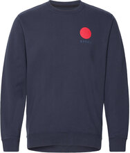 Japanese Sun Sweat - Navy Blazer Designers Sweatshirts & Hoodies Sweatshirts Navy Edwin