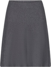 Triny Merino Skirt Skirts Knitted Skirts Grå Ella&il*Betinget Tilbud