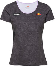 El Cardo Tee Sport T-shirts & Tops Short-sleeved Black Ellesse