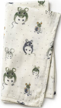 Bamboo Muslin Blanke - Forest Mouse Baby & Maternity Baby Sleep Muslins Muslin Blankets White Elodie Details