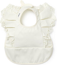Baby Bib - Vanilla White Baby & Maternity Baby Feeding Bibs Sleeveless Bibs White Elodie Details