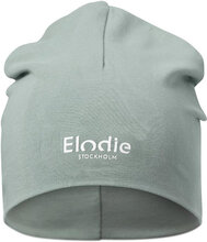 Logo Beanie - Pebble Green Accessories Headwear Hats Beanie Grey Elodie Details