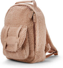 Backpack Mini™ - Pink Bouclé Accessories Bags Backpacks Rosa Elodie Details*Betinget Tilbud