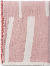 Lyme Grass Throw Home Textiles Cushions & Blankets Blankets & Throws Pink ELVANG