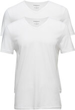 Mens Knit 2Pack Tsh Tops T-shirts Short-sleeved White Emporio Armani