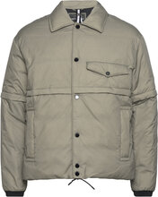 Giacca Piumino Designers Jackets Padded Jackets Khaki Green Emporio Armani