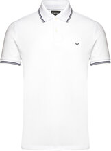 Polo Shirt Designers Polos Short-sleeved White Emporio Armani