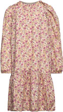 Dress Flower Woven Dresses & Skirts Dresses Casual Dresses Long-sleeved Casual Dresses Multi/patterned En Fant