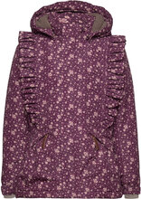 Jacket Aop Outerwear Jackets & Coats Winter Jackets Purple En Fant