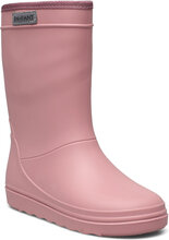 Rain Boots Solid Shoes Rubberboots High Rubberboots Pink En Fant