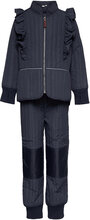 Thermal Set Girl - Solid Outerwear Thermo Outerwear Thermo Sets Blå En Fant*Betinget Tilbud