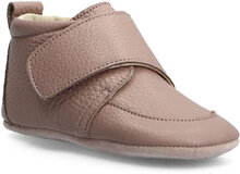 Baby Leather Slippers Tøfler Innesko Beige En Fant*Betinget Tilbud