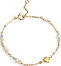 Bracelet, Lucie Accessories Jewellery Bracelets Chain Bracelets Gull Enamel Copenhagen*Betinget Tilbud