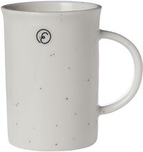 Small Mug Porcelain,D5,5 H7,5 Vanilla Home Tableware Cups & Mugs Coffee Cups Creme ERNST*Betinget Tilbud