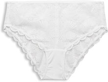 Recycled: Briefs With Lace Trusser, Tanga Briefs White Esprit Bodywear Women