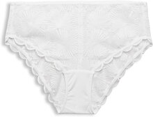 Recycled: Briefs With Lace Truse Brief Truse Hvit Esprit Bodywear Women*Betinget Tilbud