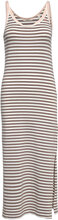 Containing Tencel™: Striped Dress Dresses T-shirt Dresses Multi/mønstret Esprit Casual*Betinget Tilbud