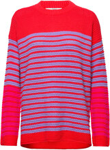 Textured Knitted Jumper Tops Knitwear Jumpers Multi/patterned Esprit Casual