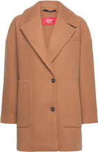 Women Coats Woven Regular Outerwear Coats Winter Coats Brun Esprit Casual*Betinget Tilbud