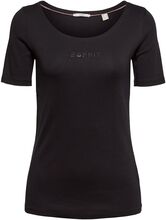 T-Shirts Tops T-shirts & Tops Short-sleeved Black Esprit Casual