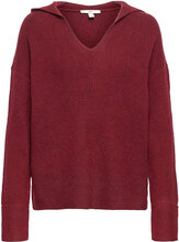 Sweaters Tops Knitwear Jumpers Burgundy EDC By Esprit