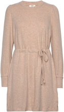 Dresses Knitted Kort Klänning Beige EDC By Esprit