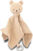 Pacifier Buddy Teddy Baby & Maternity Pacifiers & Accessories Cuddle Blankets Beige Esska*Betinget Tilbud