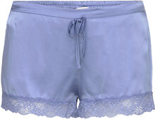 Milky Silk Short Pyjama Bottom Shorts Blue Etam