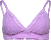 Sublime We Care - N*8 Triangle Lingerie Bras & Tops Soft Bras Bralette Purple Etam