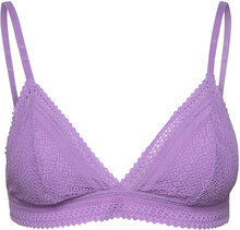 Sublime We Care - N*8 Triangle Lingerie Bras & Tops Soft Bras Bralette Lilla Etam*Betinget Tilbud