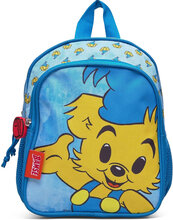 Bamse Happy Friends Backpack Accessories Bags Backpacks Blå Bamse*Betinget Tilbud