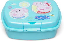 Peppa Pig Urban Sandwich Box Home Meal Time Lunch Boxes Blue Gurli Gris