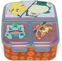 Pokémon Multi Compartment Sandwich Box Home Meal Time Lunch Boxes Multi/patterned Pokemon