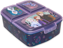 Frozen Multi Compartment Sandwich Box Home Meal Time Lunch Boxes Purple Frost