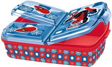 Spiderman Multi Compartm. Sandwich Box Home Meal Time Lunch Boxes Multi/patterned Spider-man