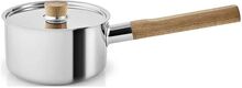 Kasserolle 1,5L Nordic Kitchen Rustfrit Stål Home Kitchen Pots & Pans Saucepans Silver Eva Solo