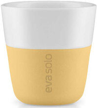 2 Espresso-Krus Golden Sand Home Tableware Cups & Mugs Espresso Cups Yellow Eva Solo