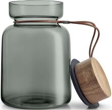 Silhouette Förvaringsburk I Glas 1,5L Home Kitchen Kitchen Storage Kitchen Jars Black Eva Solo