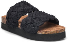 Leia Shoes Summer Shoes Platform Sandals Black Exani