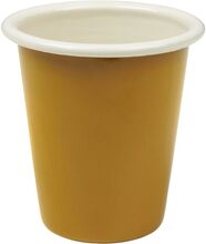 Enamel Tumbler - Ochre - 2 Pcs Home Meal Time Cups & Mugs Cups Yellow Fabelab