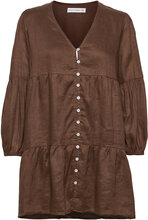 Dija Mini Dress Kort Kjole Brown Faithfull The Brand