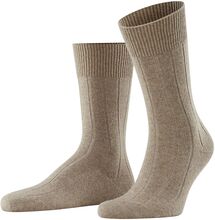 Falke Lhasa Rib So Underwear Socks Regular Socks Beige Falke*Betinget Tilbud