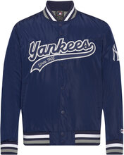 New York Yankees Sateen Jacket Sport Jackets Varsity Jackets Navy Fanatics