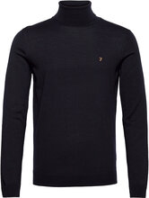 Gosforth Merino Wool Knitwear Turtlenecks Svart Farah*Betinget Tilbud