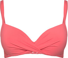 Tanna Bikini Push-Up Bra Swimwear Bikinis Bikini Tops Push-up Bikinitops Pink Femilet