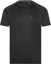 Rozzano Running Tee Tops T-shirts Short-sleeved Black FILA